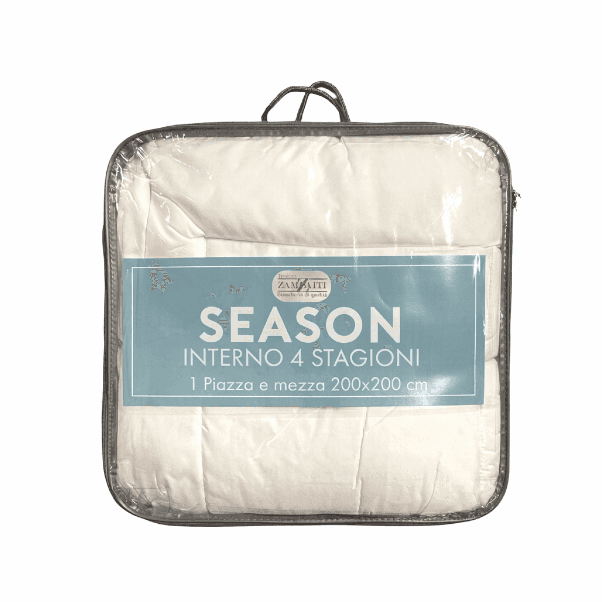 Piumino Una Piazza e Mezza Season 4 Stagioni in Morbida Microfibra | Pietro Zanetti Home Immagine del prodotto Piumino Una Piazza e Mezza Season 4 Stagioni in Morbida Microfibra | Pietro Zanetti Home