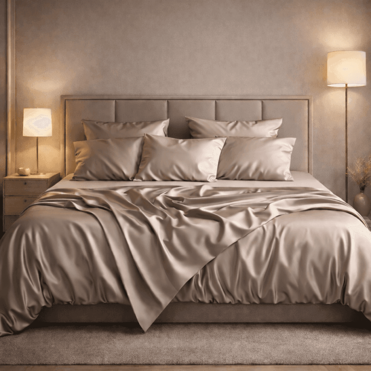 Completo Letto Matrimoniale Bright in Raso - 10 Colori | Pietro Zanetti Home Immagine del prodotto Completo Letto Matrimoniale Bright in Raso - 10 Colori | Pietro Zanetti Home