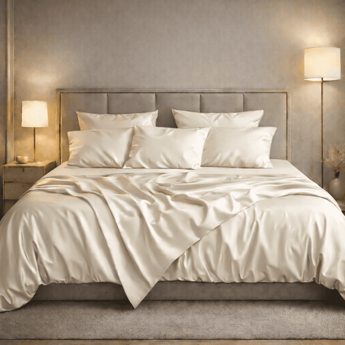 Completo Letto Matrimoniale Bright in Raso - 10 Colori | Pietro Zanetti Home Immagine del prodotto Completo Letto Matrimoniale Bright in Raso - 10 Colori | Pietro Zanetti Home