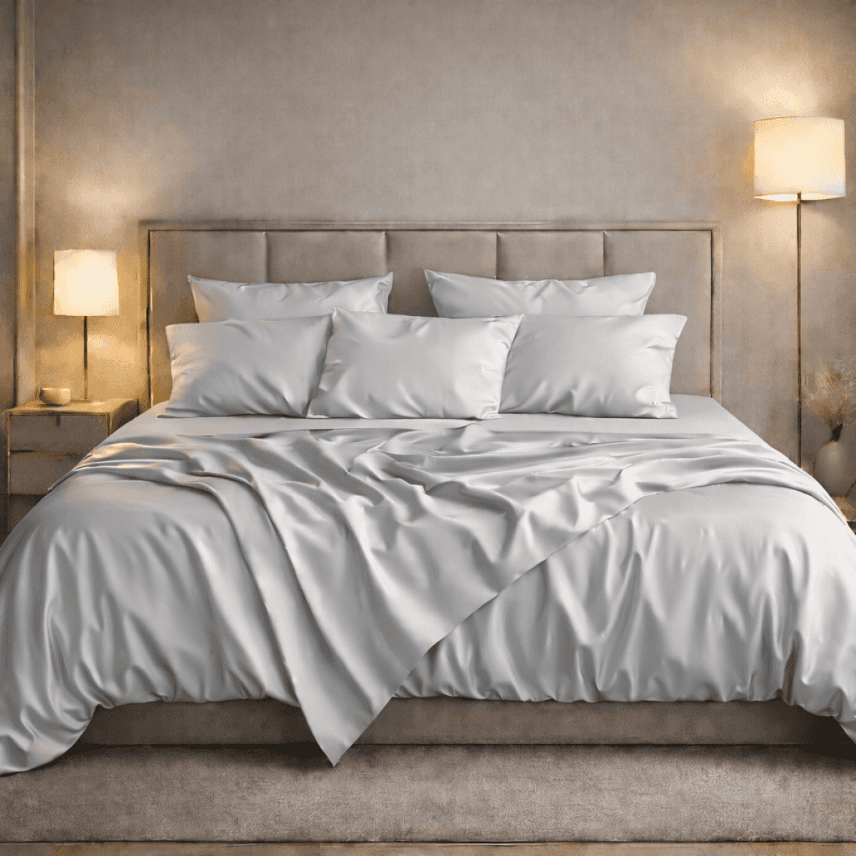 Completo Letto Matrimoniale Bright in Raso - 10 Colori | Pietro Zanetti Home Immagine del prodotto Completo Letto Matrimoniale Bright in Raso - 10 Colori | Pietro Zanetti Home