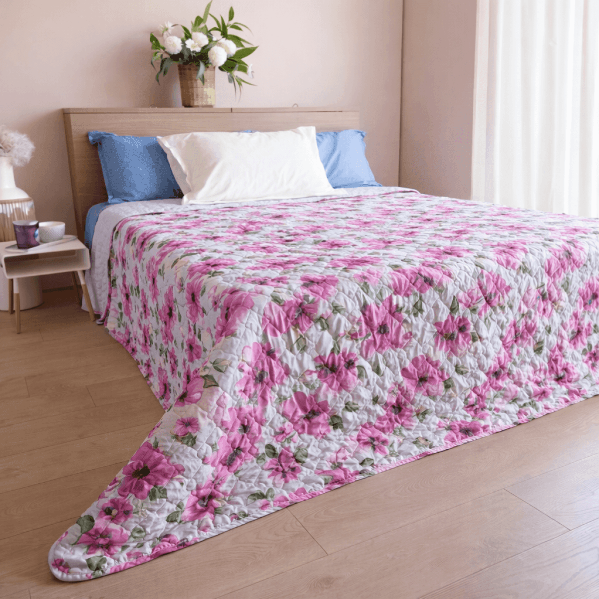 Trapuntino Primaverile Matrimoniale Linfa in Cotone - 2 Colori | Pietro Zanetti Home Immagine del prodotto Trapuntino Primaverile Matrimoniale Linfa in Cotone - 2 Colori | Pietro Zanetti Home