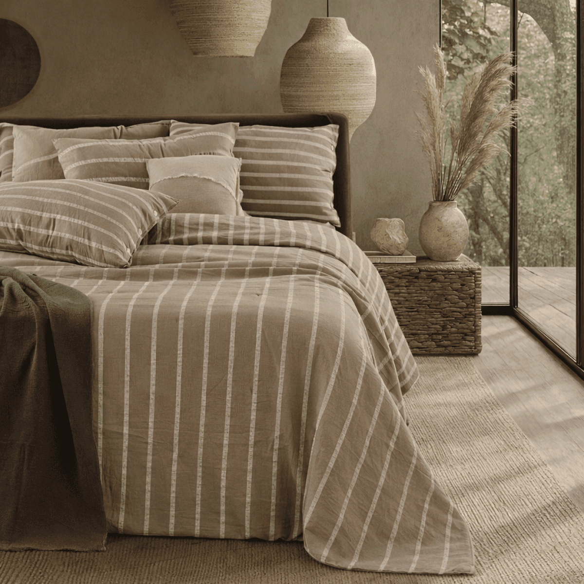 Completo Letto Matrimoniale Mirta No Stiro - 3 Colori | Govina Biancheria per la Casa Immagine del prodotto Completo Letto Matrimoniale Mirta No Stiro - 3 Colori | Govina Biancheria per la Casa