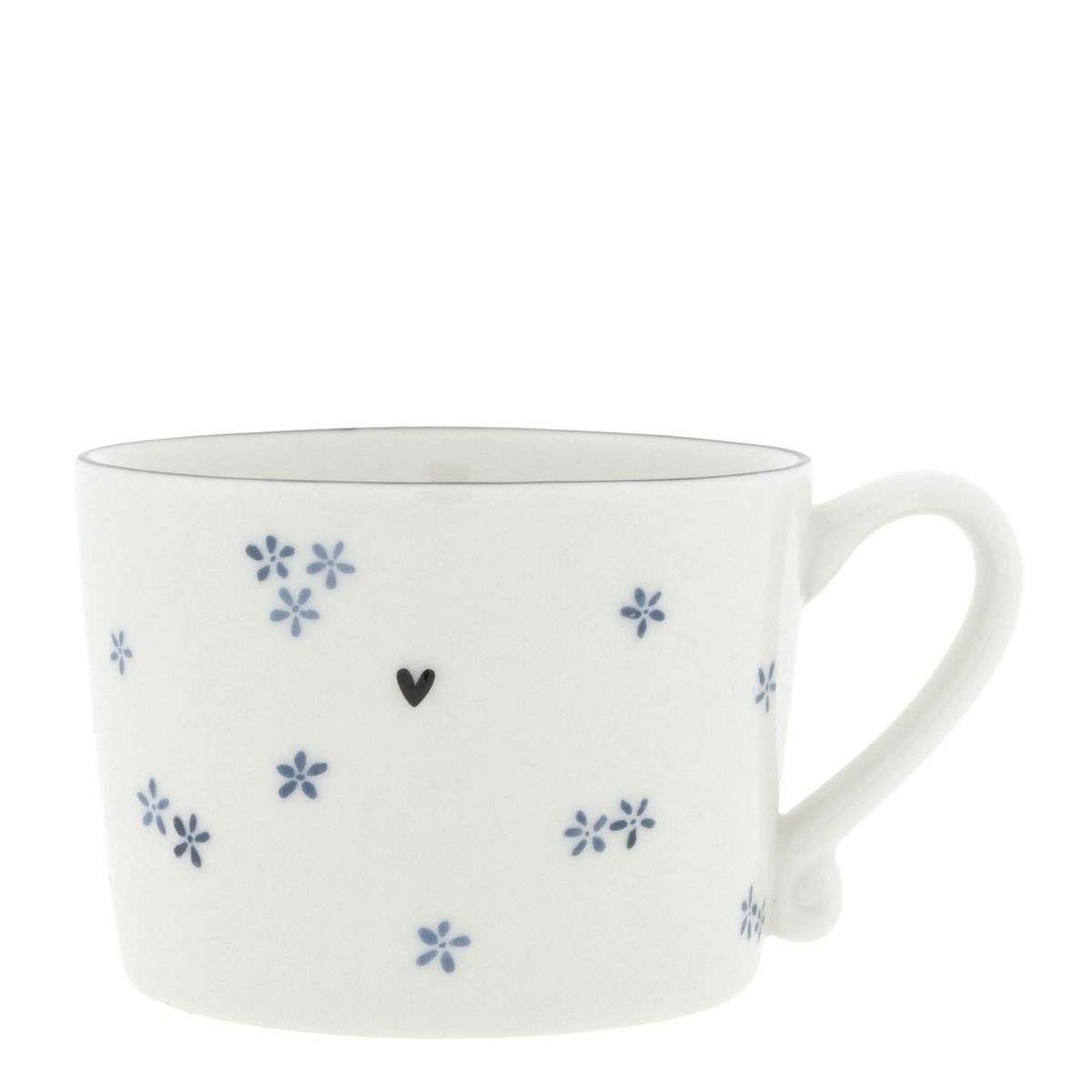 Mug in Ceramica Bianca con Margherite Blu | Bastion Collections Immagine del prodotto Mug in Ceramica Bianca con Margherite Blu | Bastion Collections
