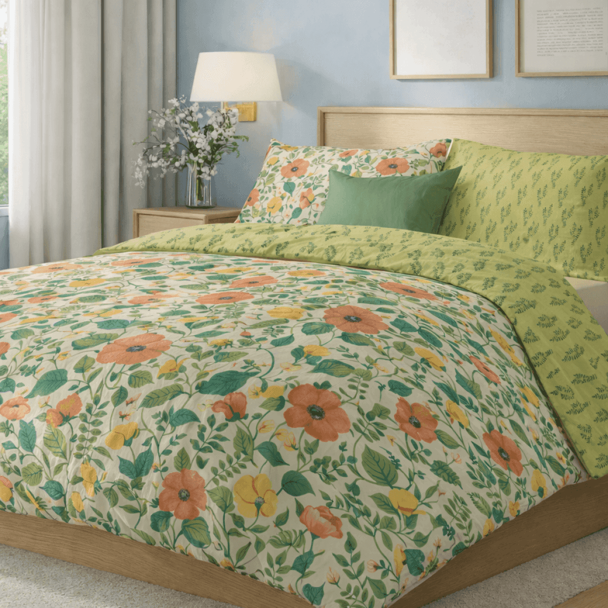 Copripiumino Matrimoniale Tarassaco in Satin | Pietro Zanetti Home Immagine del prodotto Copripiumino Matrimoniale Tarassaco in Satin | Pietro Zanetti Home