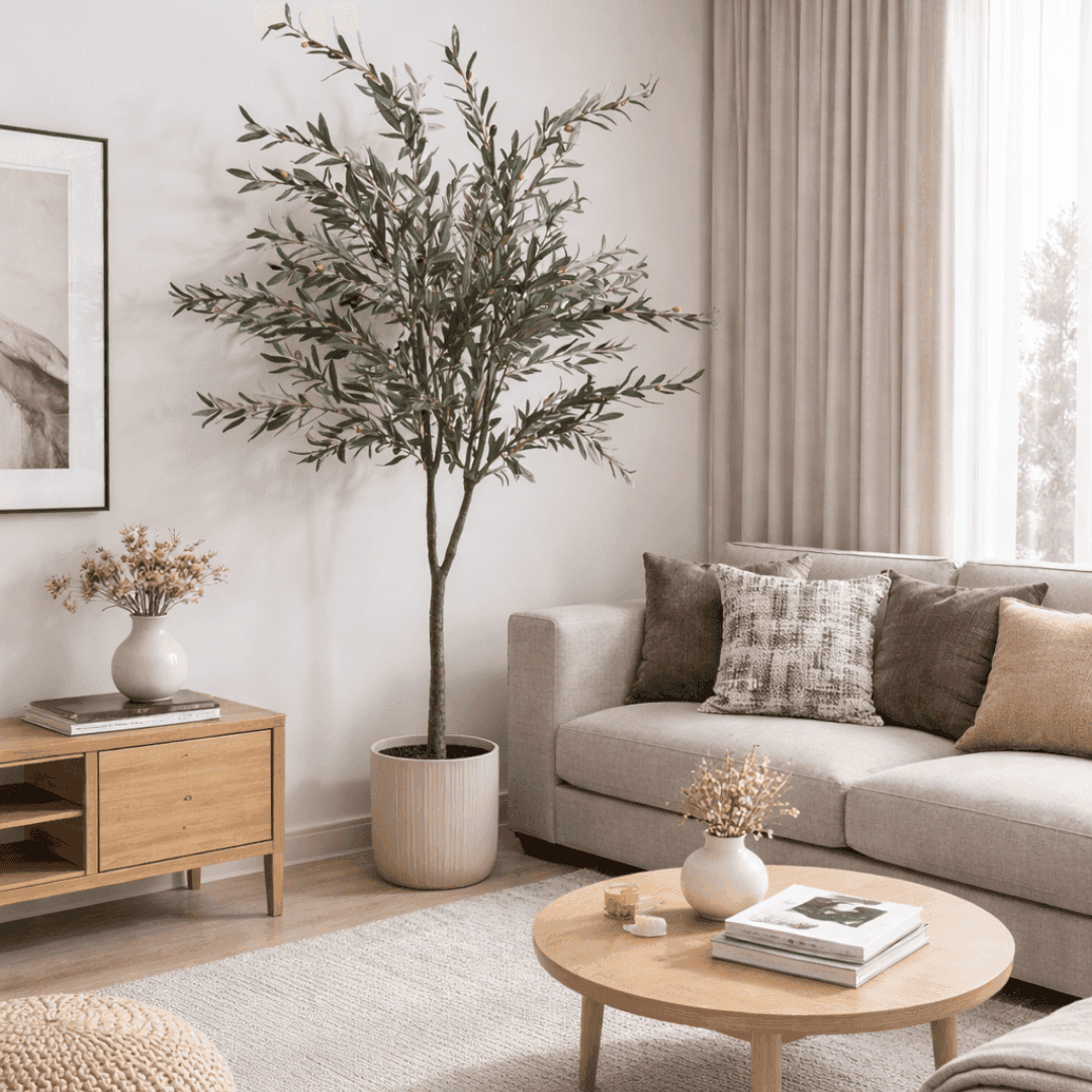 Olivo Artificiale con Vaso H 190 cm Immagine del prodotto del mese:Olivo Artificiale con Vaso H 190 cm
