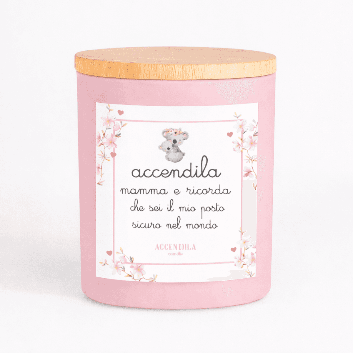 Candela Accendila - Festa della Mamma - Mamma Posto Sicuro | Accendila Candle Immagine del prodotto Candela Accendila - Festa della Mamma - Mamma Posto Sicuro | Accendila Candle