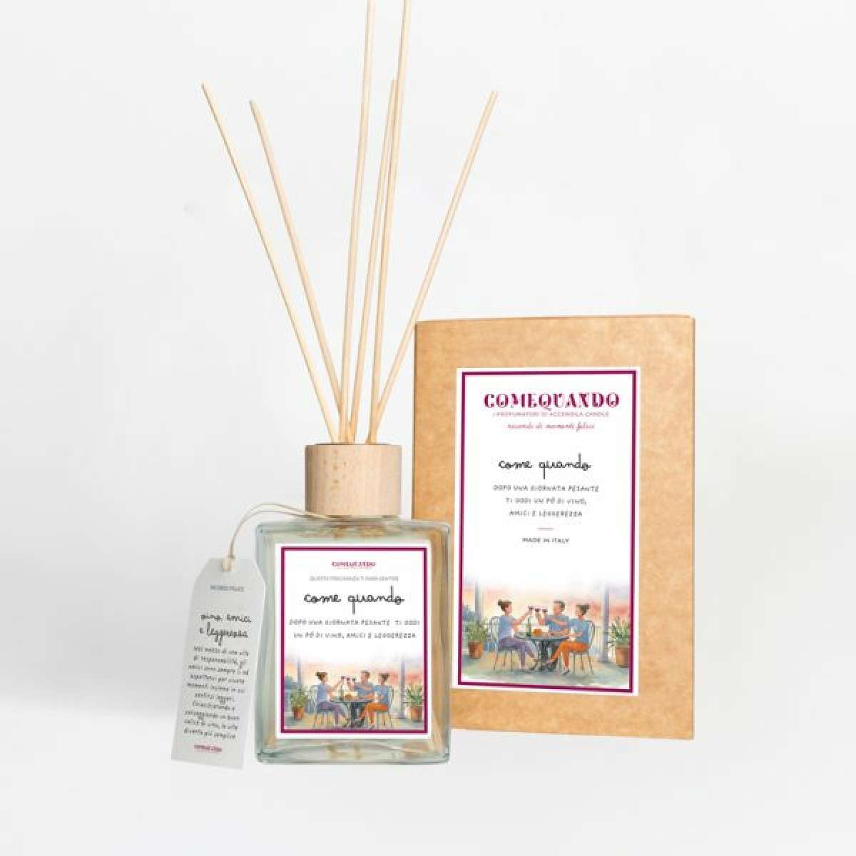 Profumo per Ambiente Come Quando... Amici | Accendila Candle Immagine del prodotto Profumo per Ambiente Come Quando... Amici | Accendila Candle