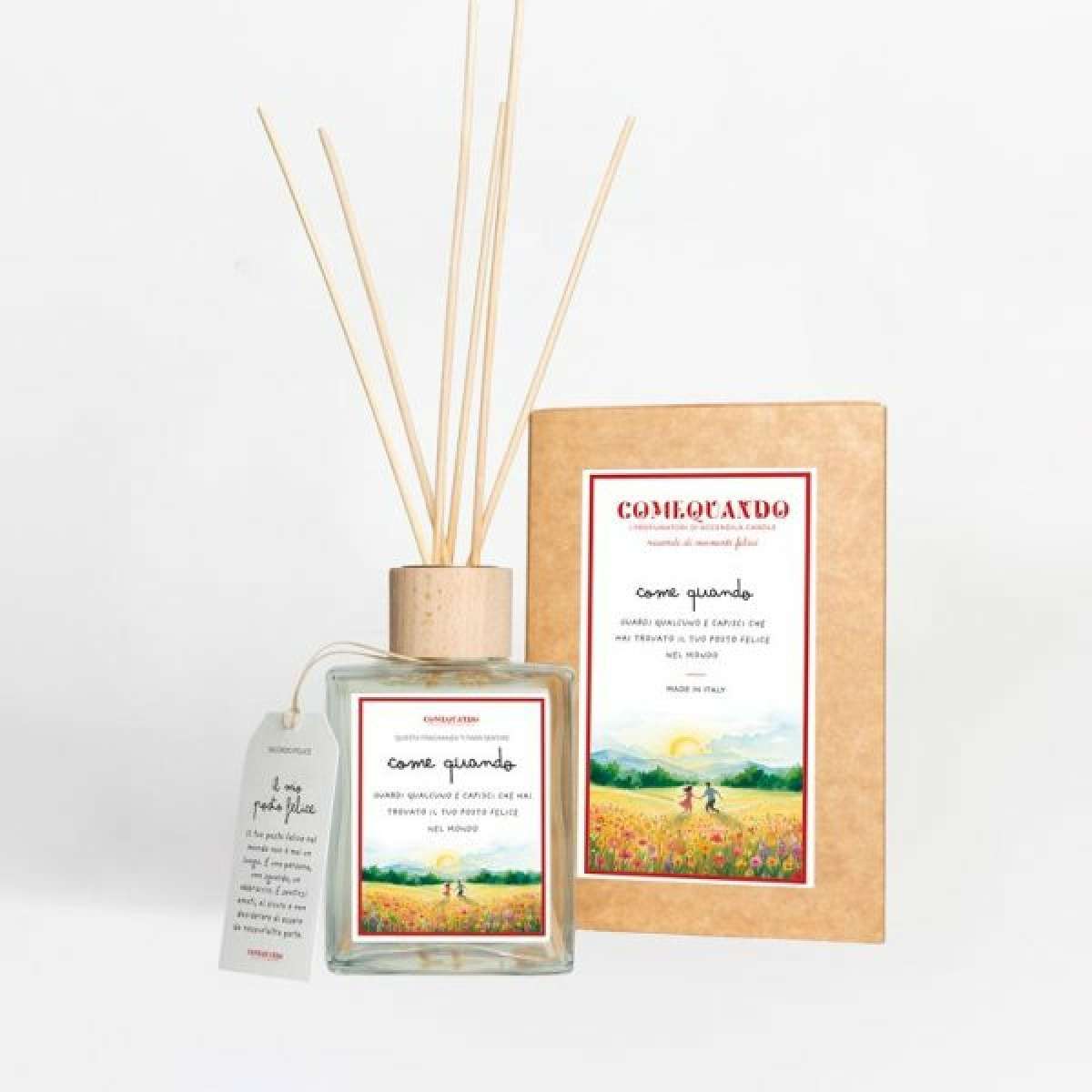 Profumo per Ambiente Come Quando... Posto Felice | Accendila Candle Immagine del prodotto Profumo per Ambiente Come Quando... Posto Felice | Accendila Candle