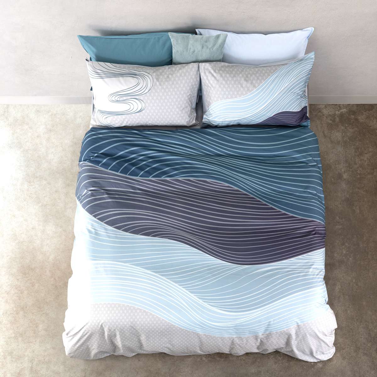 Parure Copripiumino Matrimoniale Flower P- 2649 | Cogal Immagine del prodotto Parure Copripiumino Matrimoniale Flower P- 2649 | Cogal