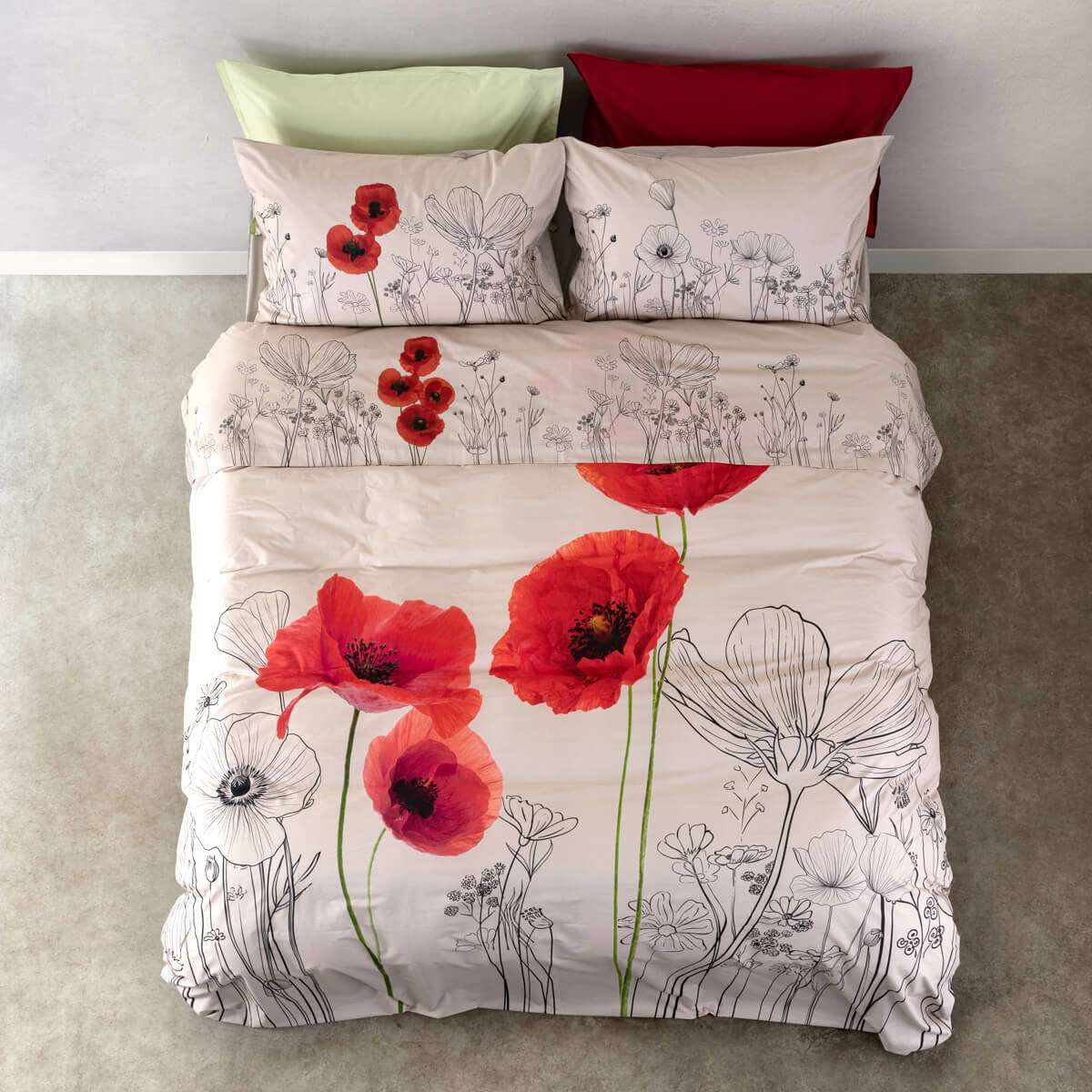 Completo Letto Matrimoniale Flower P- 2650 | Cogal Immagine del prodotto Completo Letto Matrimoniale Flower P- 2650 | Cogal