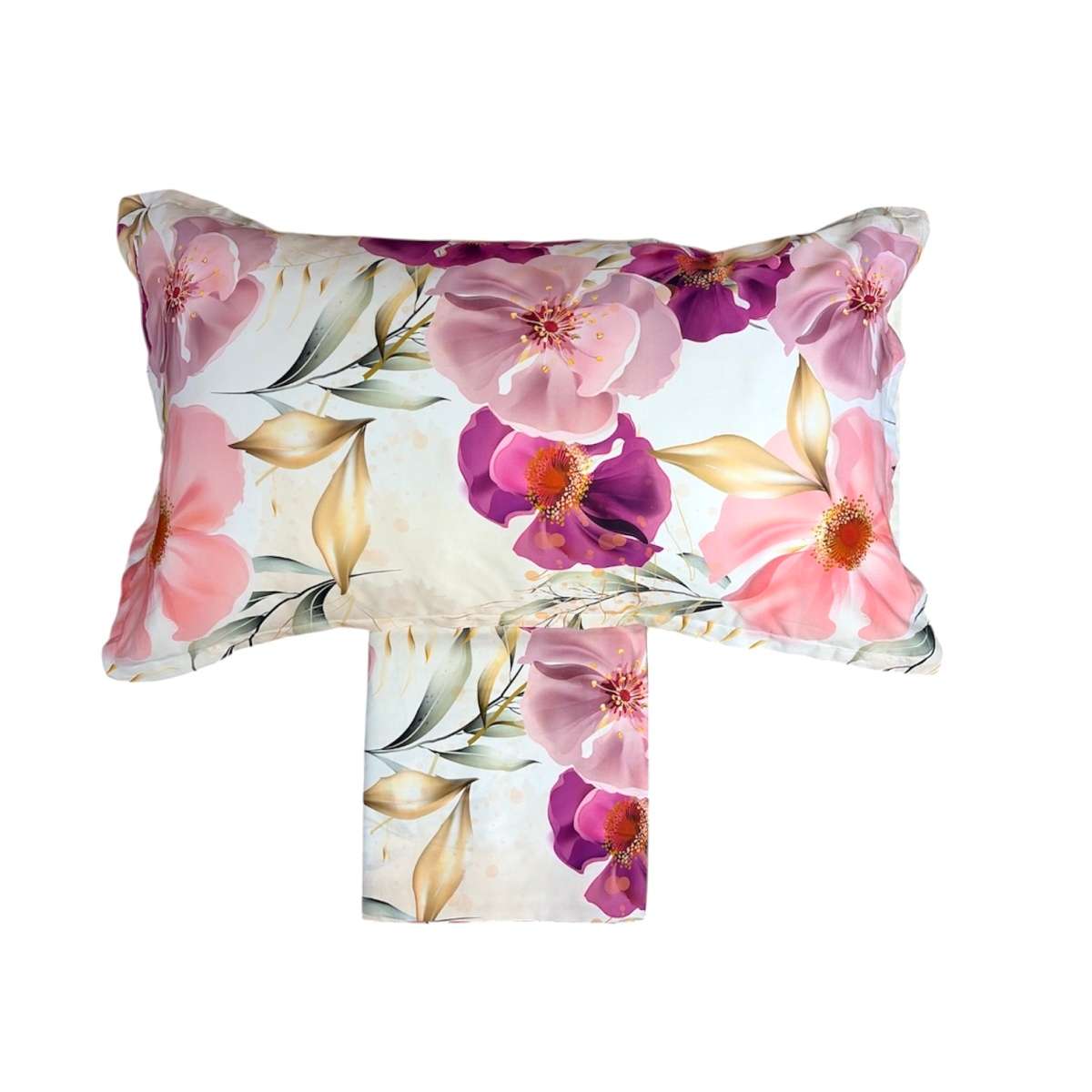 Parure Copripiumino Matrimoniale Blumy Florez in Raso - 2 Colori | Pietro Zanetti Home Immagine del prodotto Parure Copripiumino Matrimoniale Blumy Florez in Raso - 2 Colori | Pietro Zanetti Home