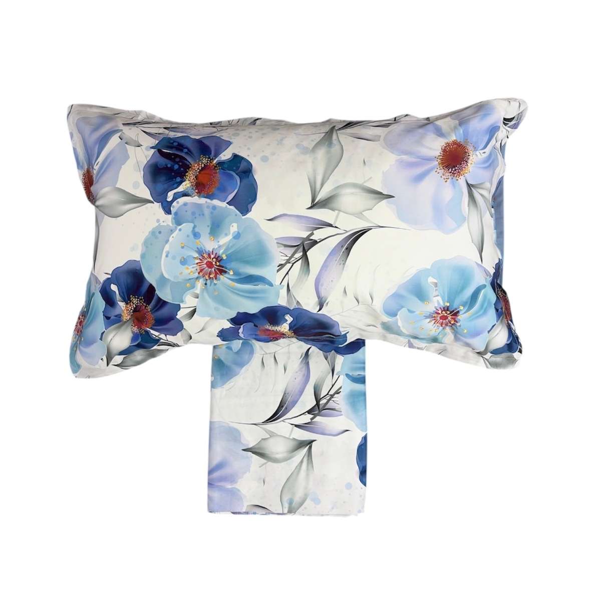 Parure Copripiumino Matrimoniale Blumy Florez in Raso - 2 Colori | Pietro Zanetti Home Immagine del prodotto Parure Copripiumino Matrimoniale Blumy Florez in Raso - 2 Colori | Pietro Zanetti Home