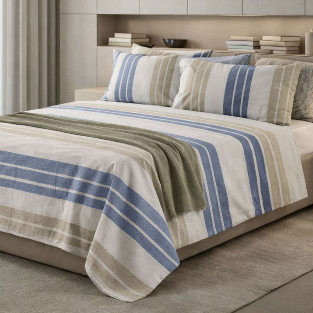 Completo Letto Matrimoniale Giada No stiro - 3 Colori | Govina Biancheria per la Casa Immagine del prodotto Completo Letto Matrimoniale Giada No stiro - 3 Colori | Govina Biancheria per la Casa