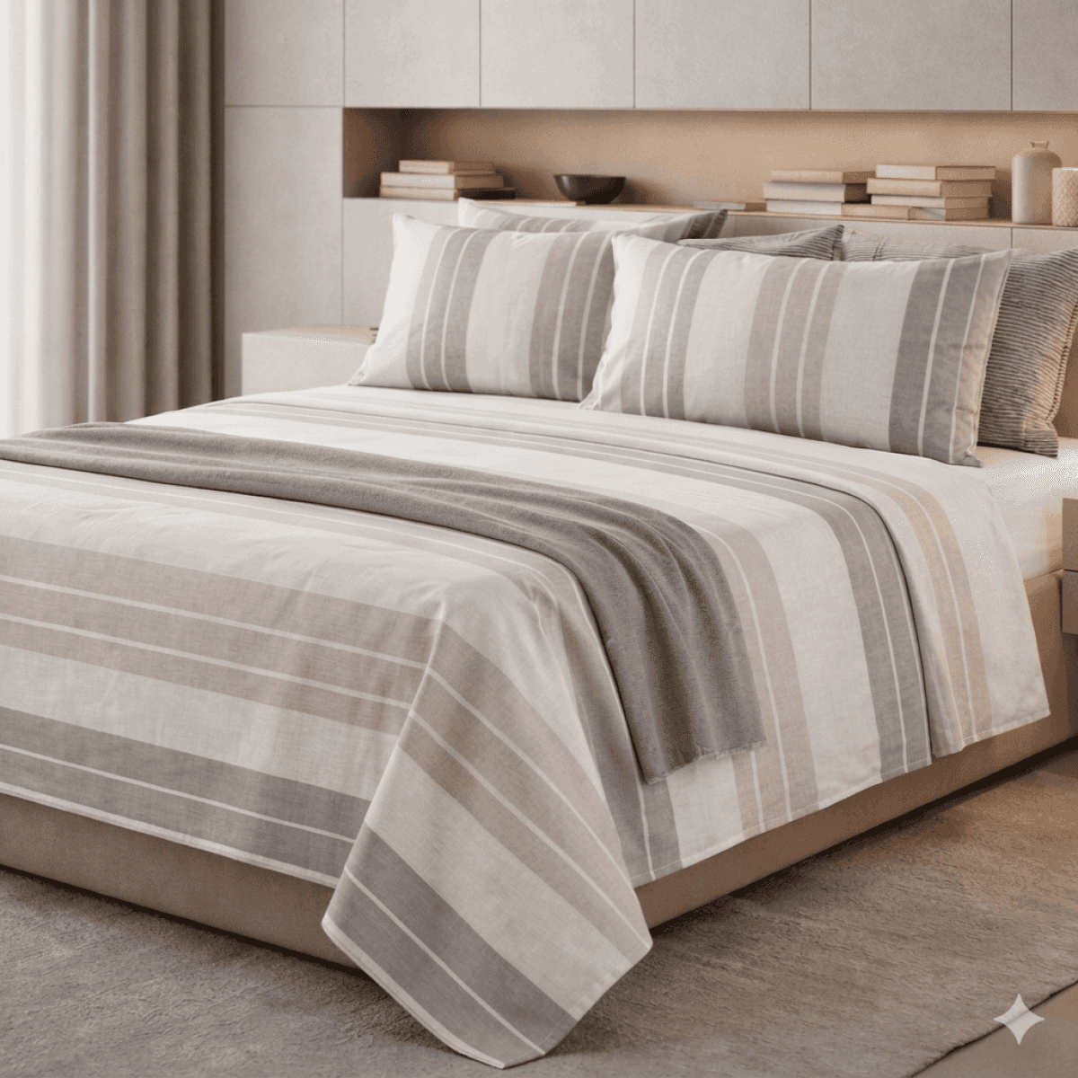 Completo Letto Matrimoniale Giada No stiro - 3 Colori | Govina Biancheria per la Casa Immagine del prodotto Completo Letto Matrimoniale Giada No stiro - 3 Colori | Govina Biancheria per la Casa