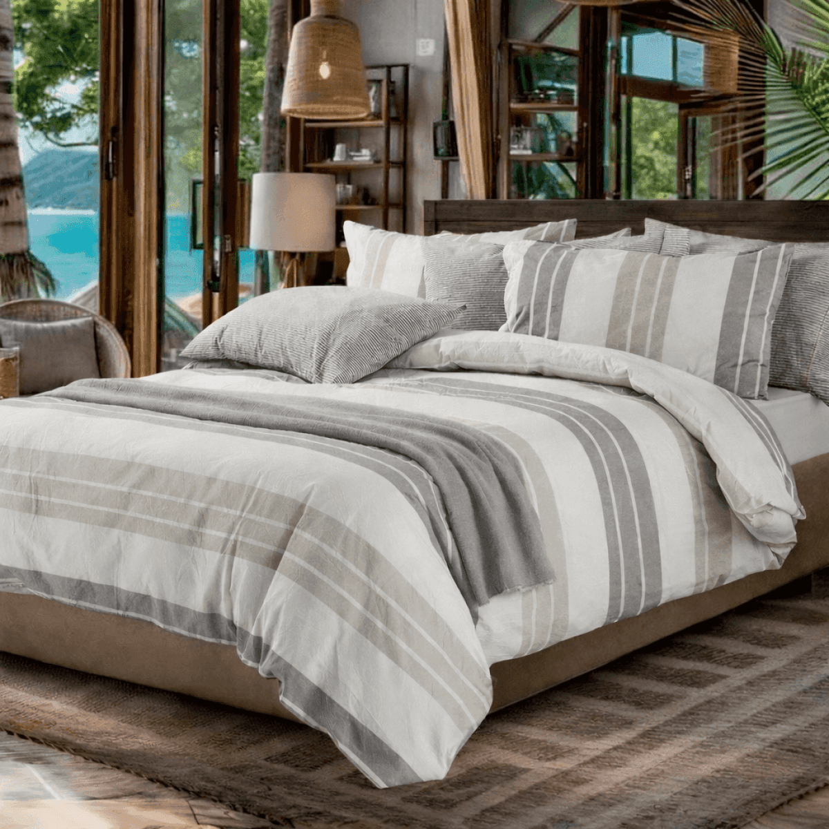 Copripiumino Matrimoniale Giada No stiro - 3 Colori | Govina Biancheria per la Casa Immagine del prodotto Copripiumino Matrimoniale Giada No stiro - 3 Colori | Govina Biancheria per la Casa