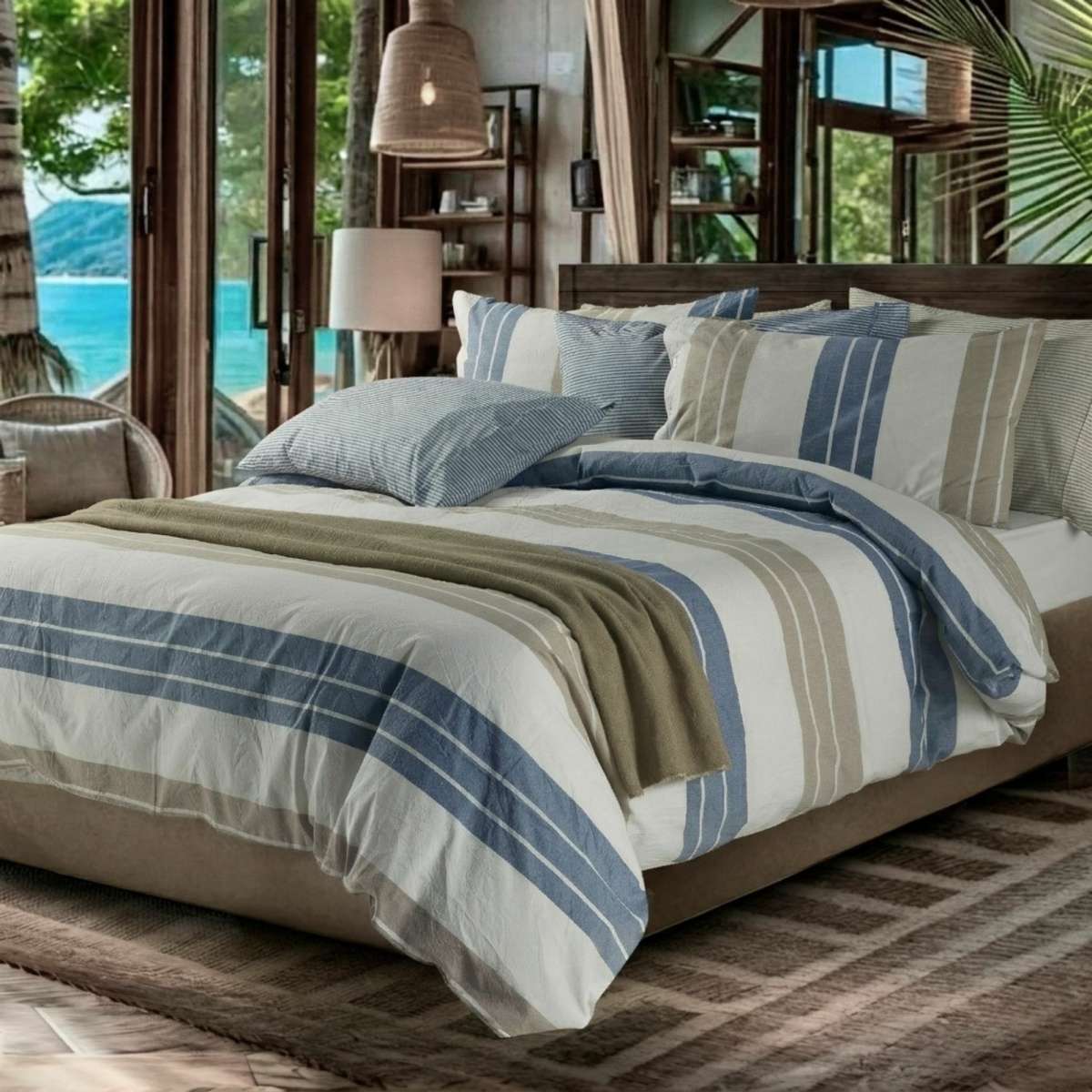 Copripiumino Matrimoniale Giada No stiro - 3 Colori | Govina Biancheria per la Casa Immagine del prodotto Copripiumino Matrimoniale Giada No stiro - 3 Colori | Govina Biancheria per la Casa