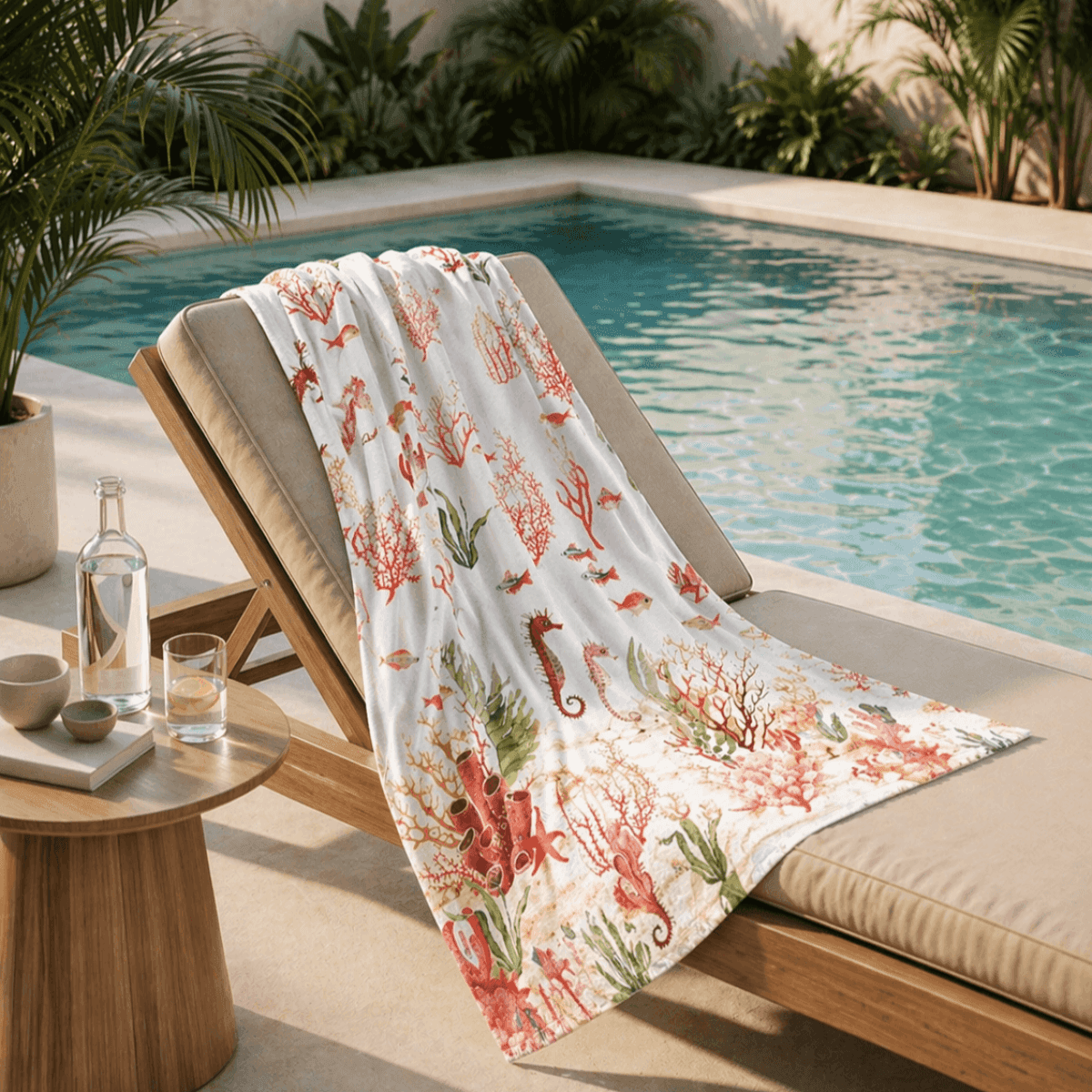 Telo Mare Linosa 90x175 cm in 100% Cotone | Daunex Immagine del prodotto Telo Mare Linosa 90x175 cm in 100% Cotone | Daunex