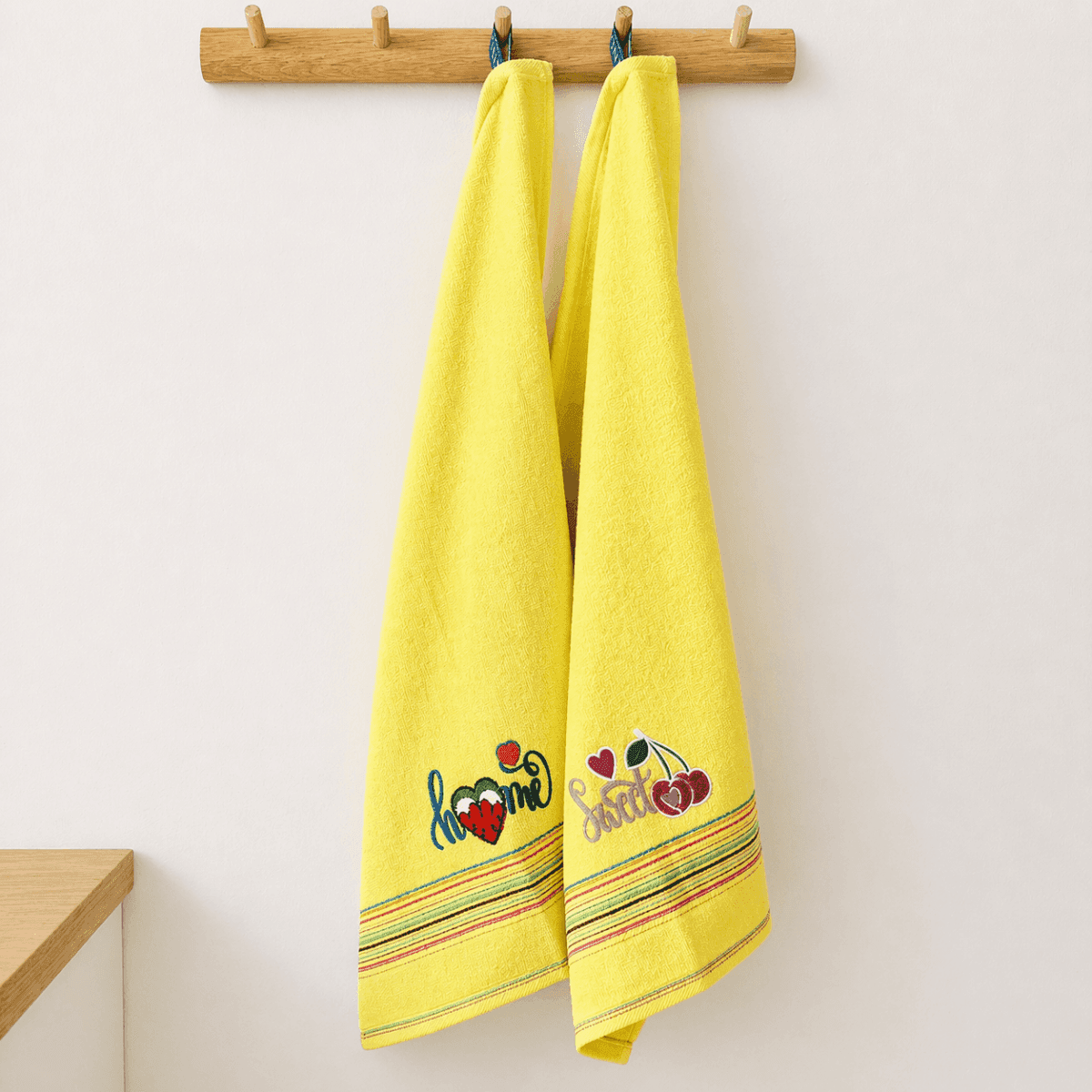 Set 2 Strofinacci Rainbow 100% Cotone - 3 Varianti | Pietro Zanetti Home Immagine del prodotto Set 2 Strofinacci Rainbow 100% Cotone - 3 Varianti | Pietro Zanetti Home