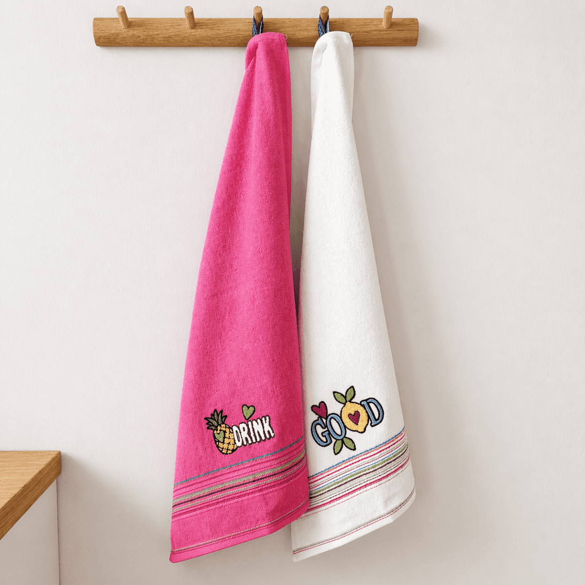 Set 2 Strofinacci Rainbow 100% Cotone - 3 Varianti | Pietro Zanetti Home Immagine del prodotto Set 2 Strofinacci Rainbow 100% Cotone - 3 Varianti | Pietro Zanetti Home