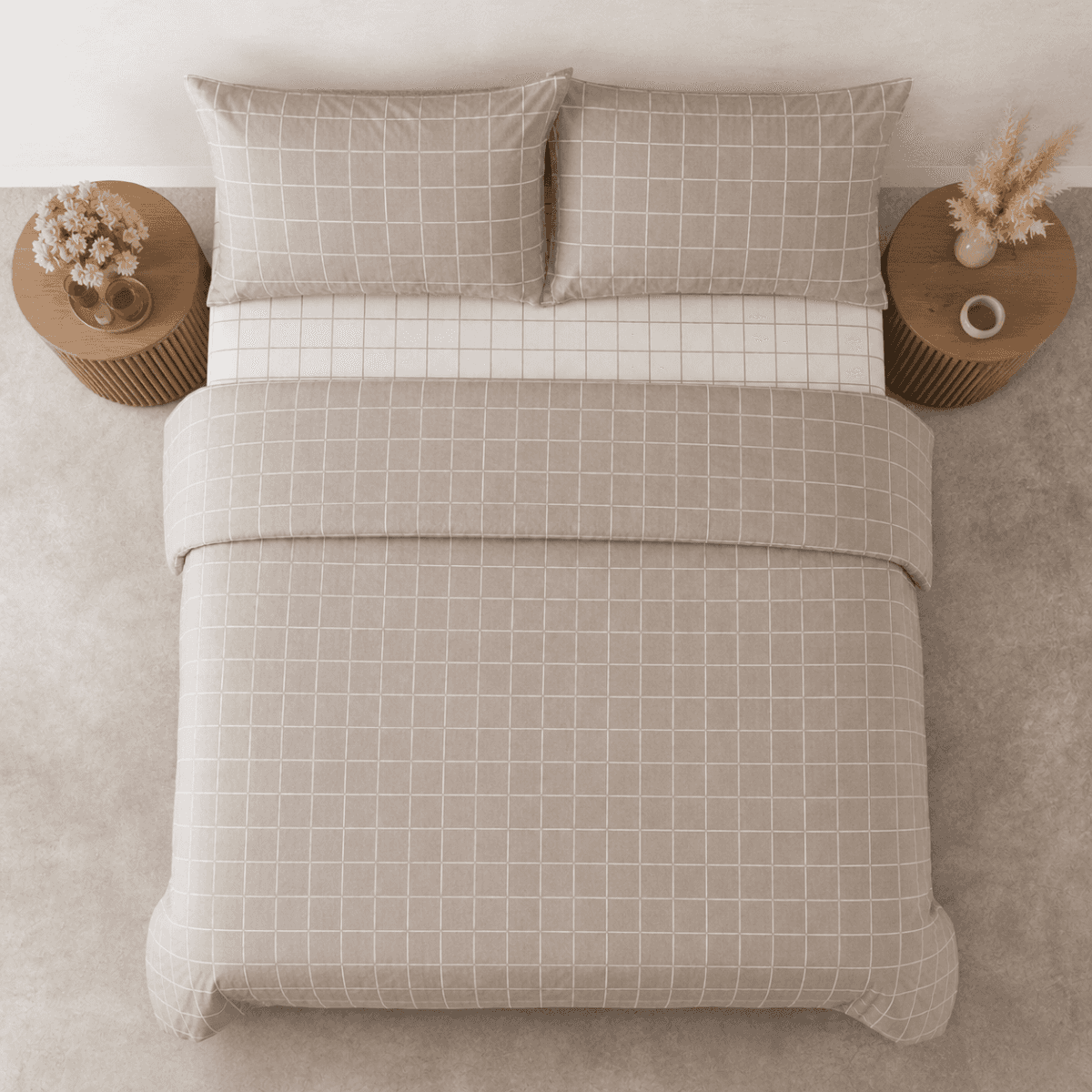 Completo Letto Una Piazza e Mezza Copriletto Milk 2647 - 4 Colori | Cogal Immagine del prodotto Completo Letto Una Piazza e Mezza Copriletto Milk 2647 - 4 Colori | Cogal