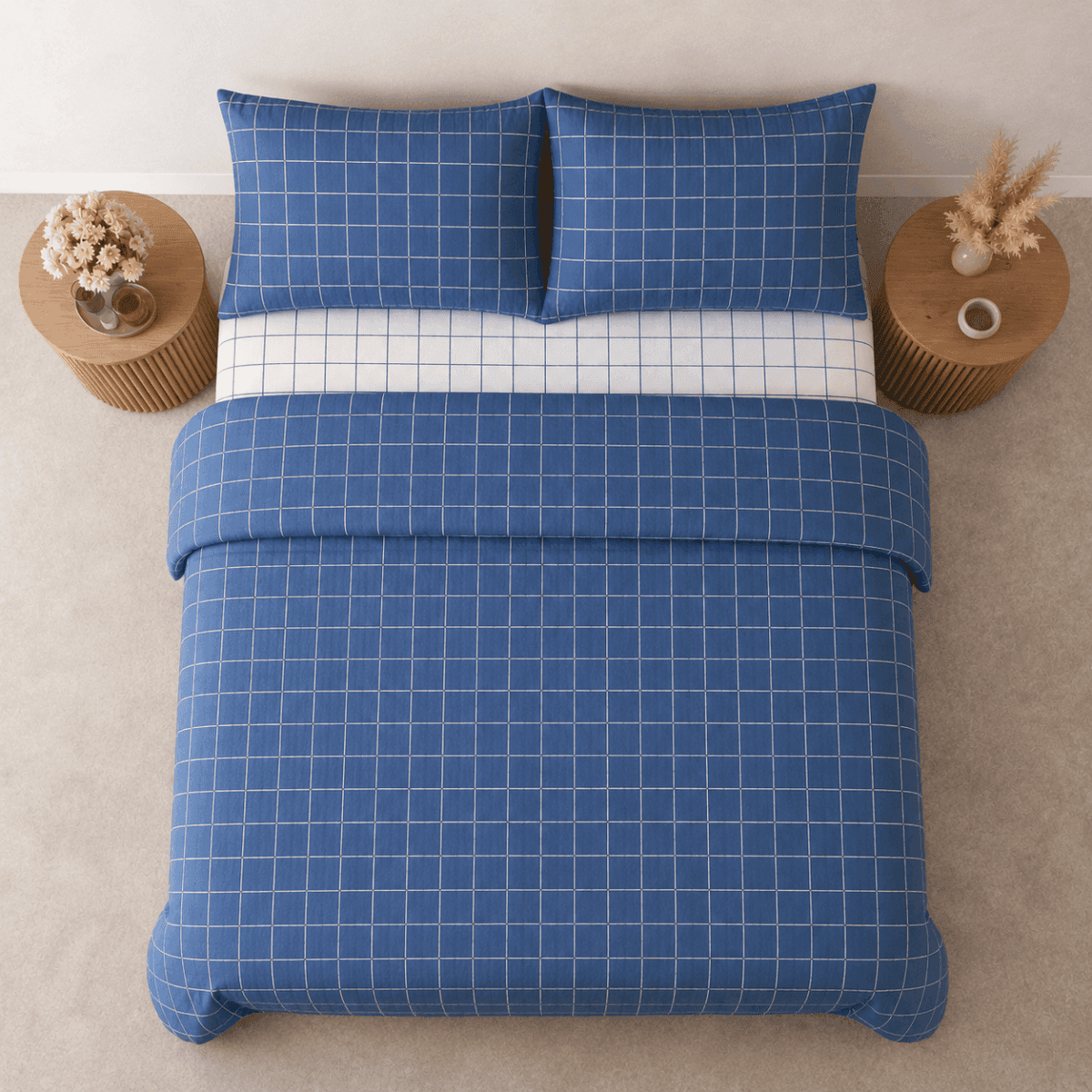Completo Letto Una Piazza e Mezza Copriletto Milk 2647 - 4 Colori | Cogal Immagine del prodotto Completo Letto Una Piazza e Mezza Copriletto Milk 2647 - 4 Colori | Cogal