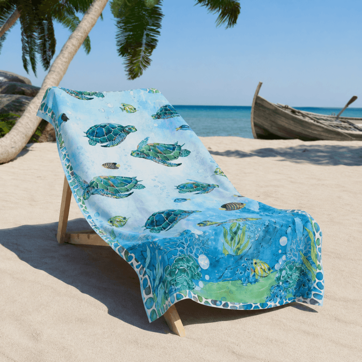 Telo Mare Compact Dry Antigua 100x170 cm | Daunex Immagine del prodotto Telo Mare Compact Dry Antigua 100x170 cm | Daunex