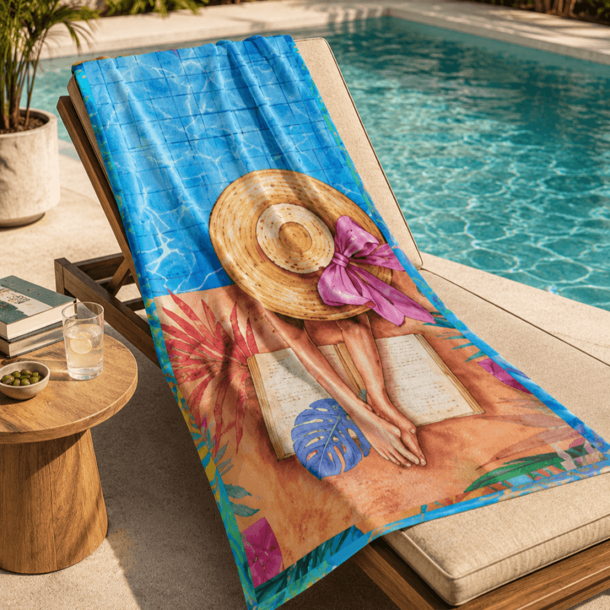 Telo Mare Compact Dry Doha 100x170 cm | Daunex Immagine del prodotto Telo Mare Compact Dry Doha 100x170 cm | Daunex