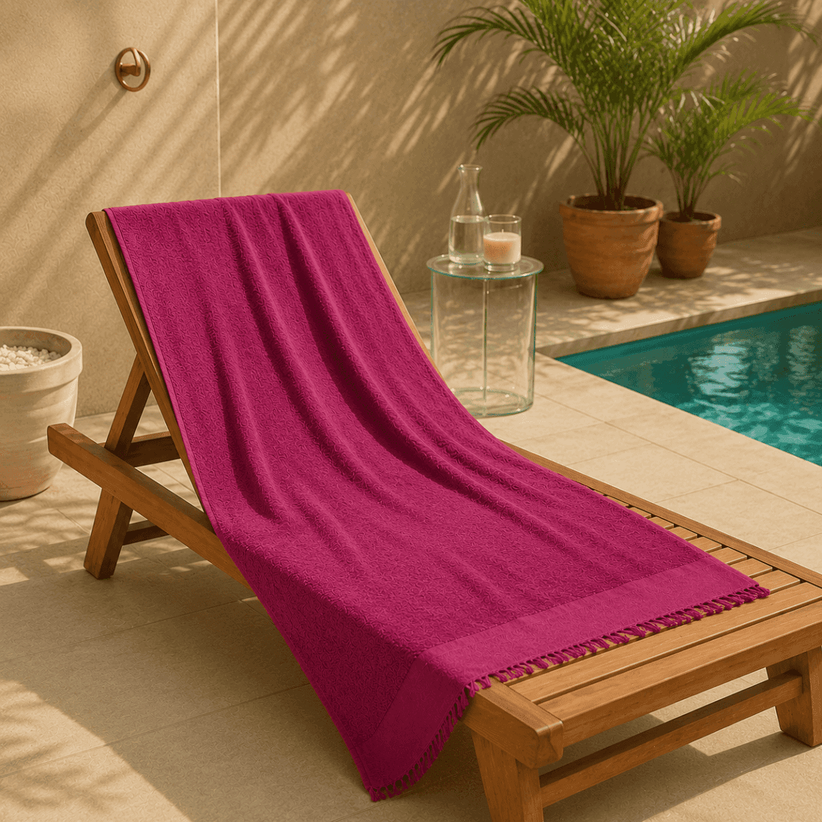 Telo Mare Palau 100x200 cm in Cotone e Spugna - 4 Colori | Cavalieri Spa Immagine del prodotto Telo Mare Palau 100x200 cm in Cotone e Spugna - 4 Colori | Cavalieri Spa
