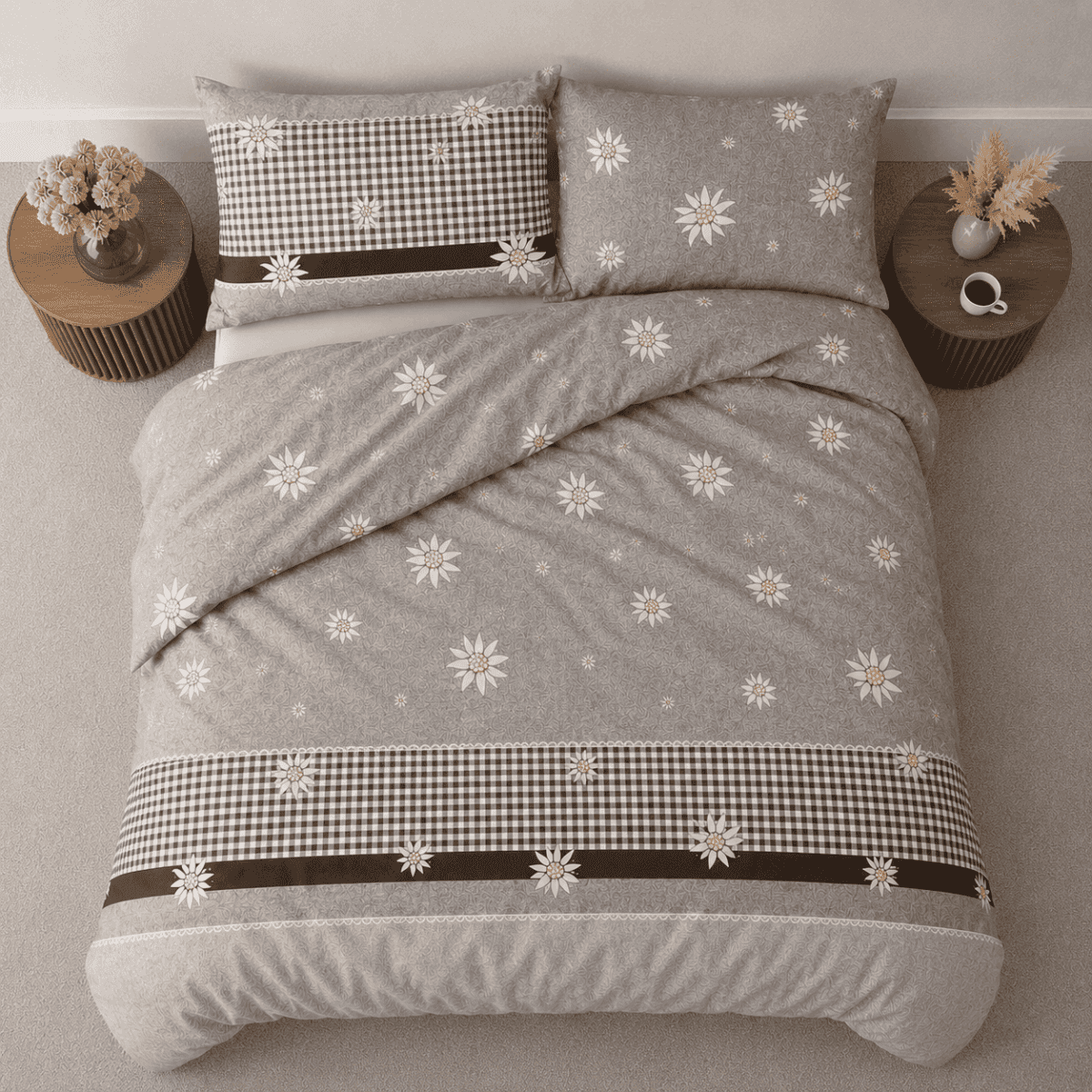 Copripiumino Singolo Davos in 100% Cotone Daunex - 2 Colori | Daunex Immagine del prodotto Copripiumino Singolo Davos in 100% Cotone Daunex - 2 Colori | Daunex