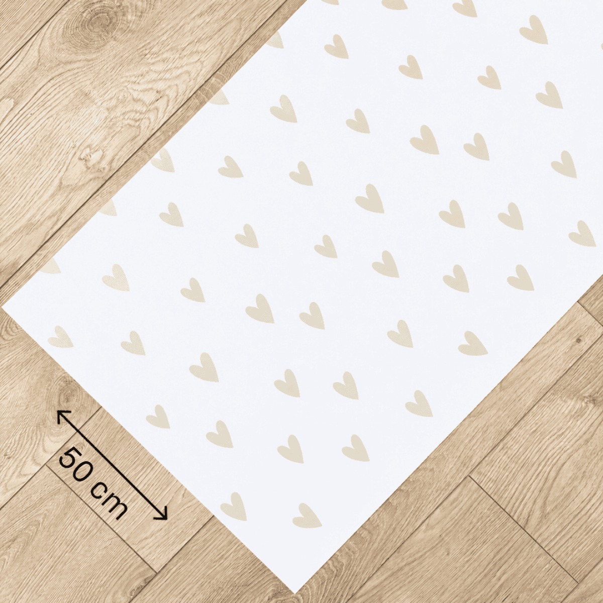 Tappeto a Metro Cuoricini in Pvc H50 cm - scegli tu la misura | Pietro Zanetti Home Immagine del prodotto Tappeto a Metro Cuoricini in Pvc H50 cm - scegli tu la misura | Pietro Zanetti Home