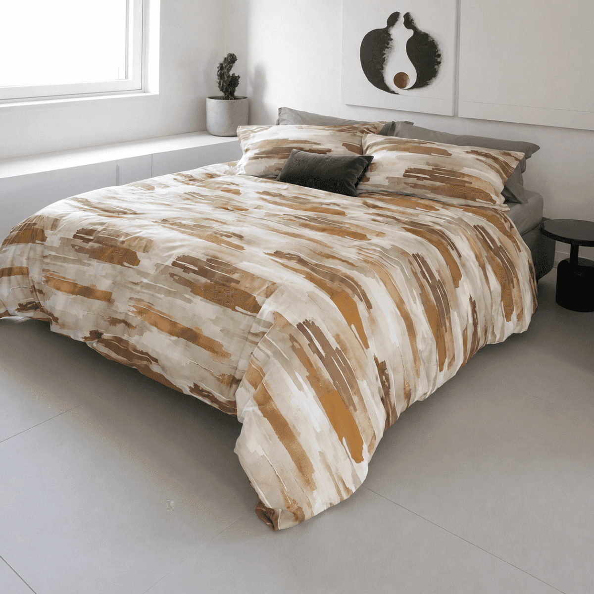 Parure Copripiumino Una Piazza e Mezza Uniques 2626 - 2 Colori | Cogal Immagine del prodotto Parure Copripiumino Una Piazza e Mezza Uniques 2626 - 2 Colori | Cogal