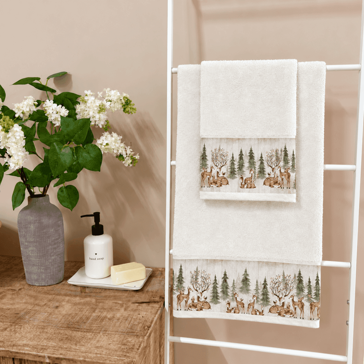 Set Asciugamani Bagno Bambi - 9 colori | Pietro Zanetti Home Immagine del prodotto Set Asciugamani Bagno Bambi - 9 colori | Pietro Zanetti Home
