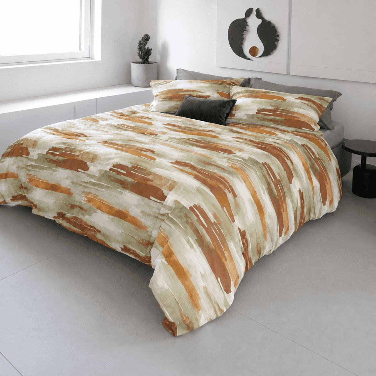 Parure Copripiumino Una Piazza e Mezza Uniques 2626 - 2 Colori | Cogal Immagine del prodotto Parure Copripiumino Una Piazza e Mezza Uniques 2626 - 2 Colori | Cogal