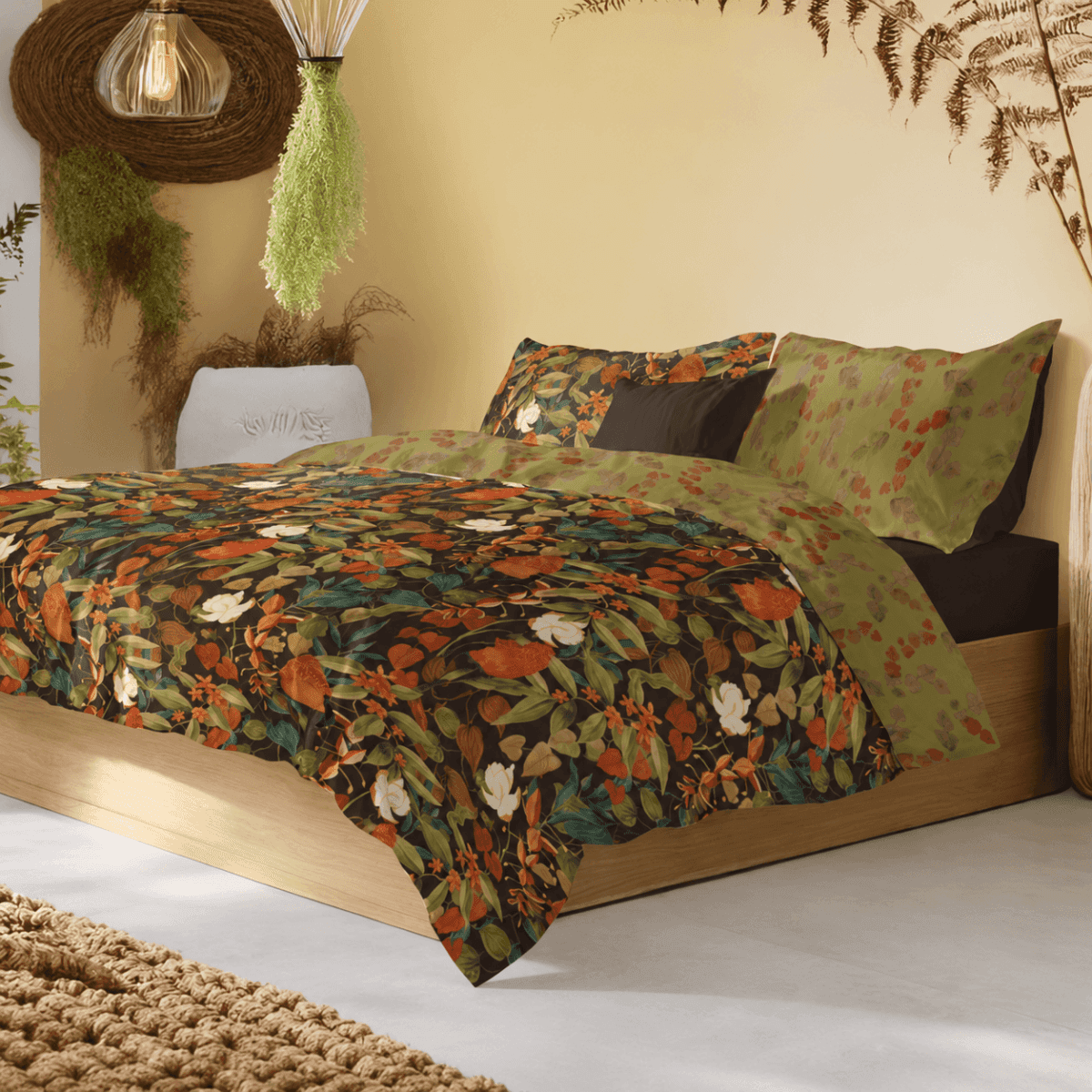Copripiumino Matrimoniale Giglio di Kobra in Satin - 2 Colori | Pietro Zanetti Home Immagine del prodotto Copripiumino Matrimoniale Giglio di Kobra in Satin - 2 Colori | Pietro Zanetti Home
