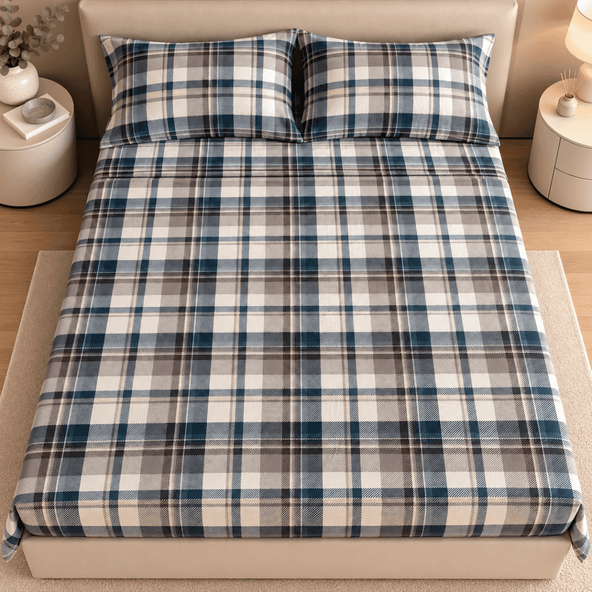 Completo Letto Singolo 2100 in Cotone - 2 colori | Pietro Zanetti Home Immagine del prodotto Completo Letto Singolo 2100 in Cotone - 2 colori | Pietro Zanetti Home