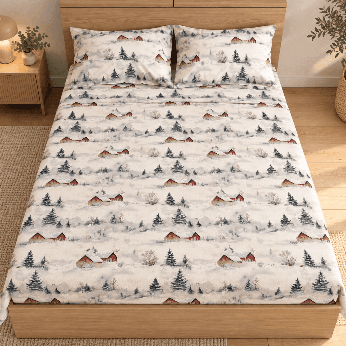 Completo Letto Matrimoniale North 2108 In Cotone | Pietro Zanetti Home Immagine del prodotto Completo Letto Matrimoniale North 2108 In Cotone | Pietro Zanetti Home