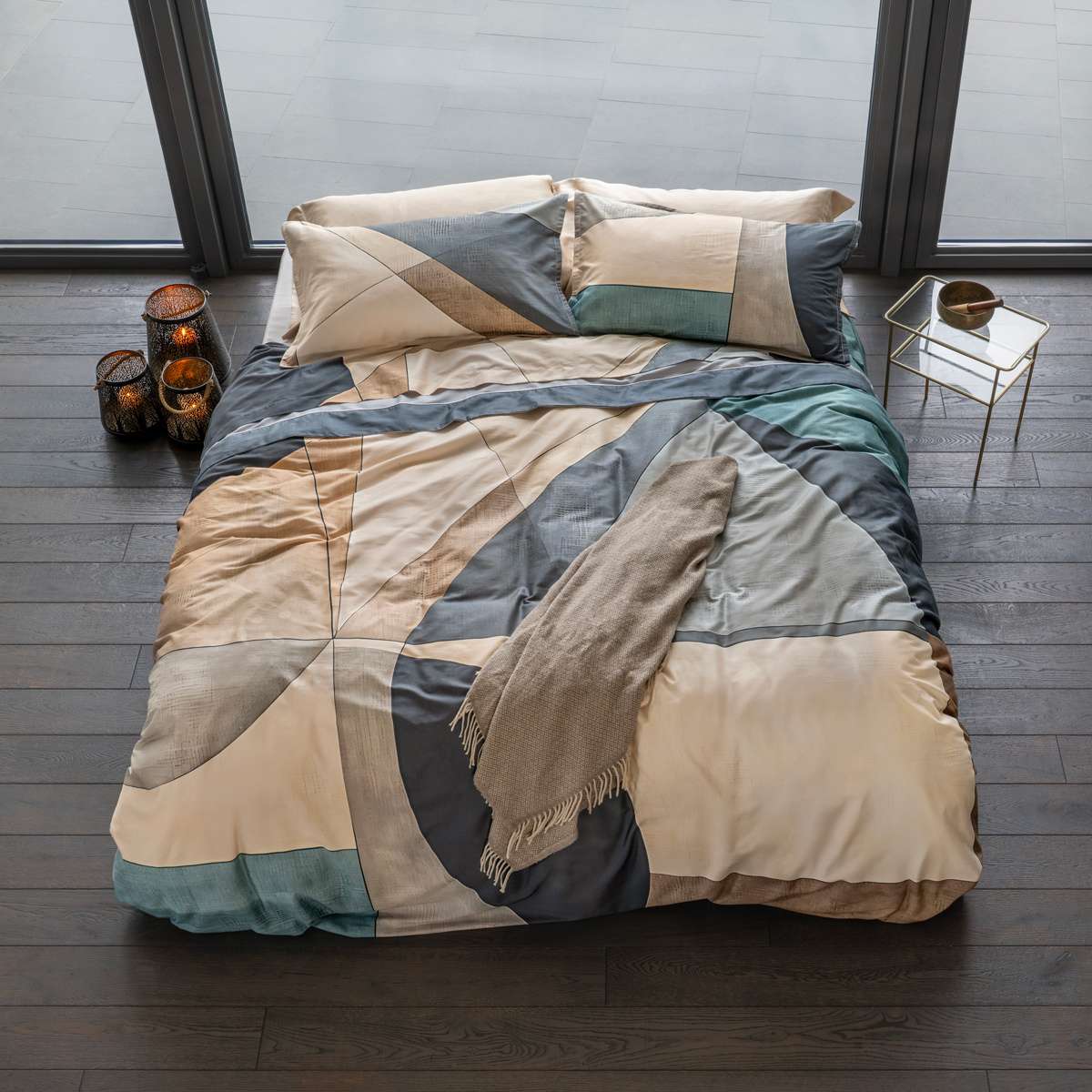 Completo Letto Matrimoniale Nigel 2691 in Raso di puro Cotone | Cogal Immagine del prodotto Completo Letto Matrimoniale Nigel 2691 in Raso di puro Cotone | Cogal