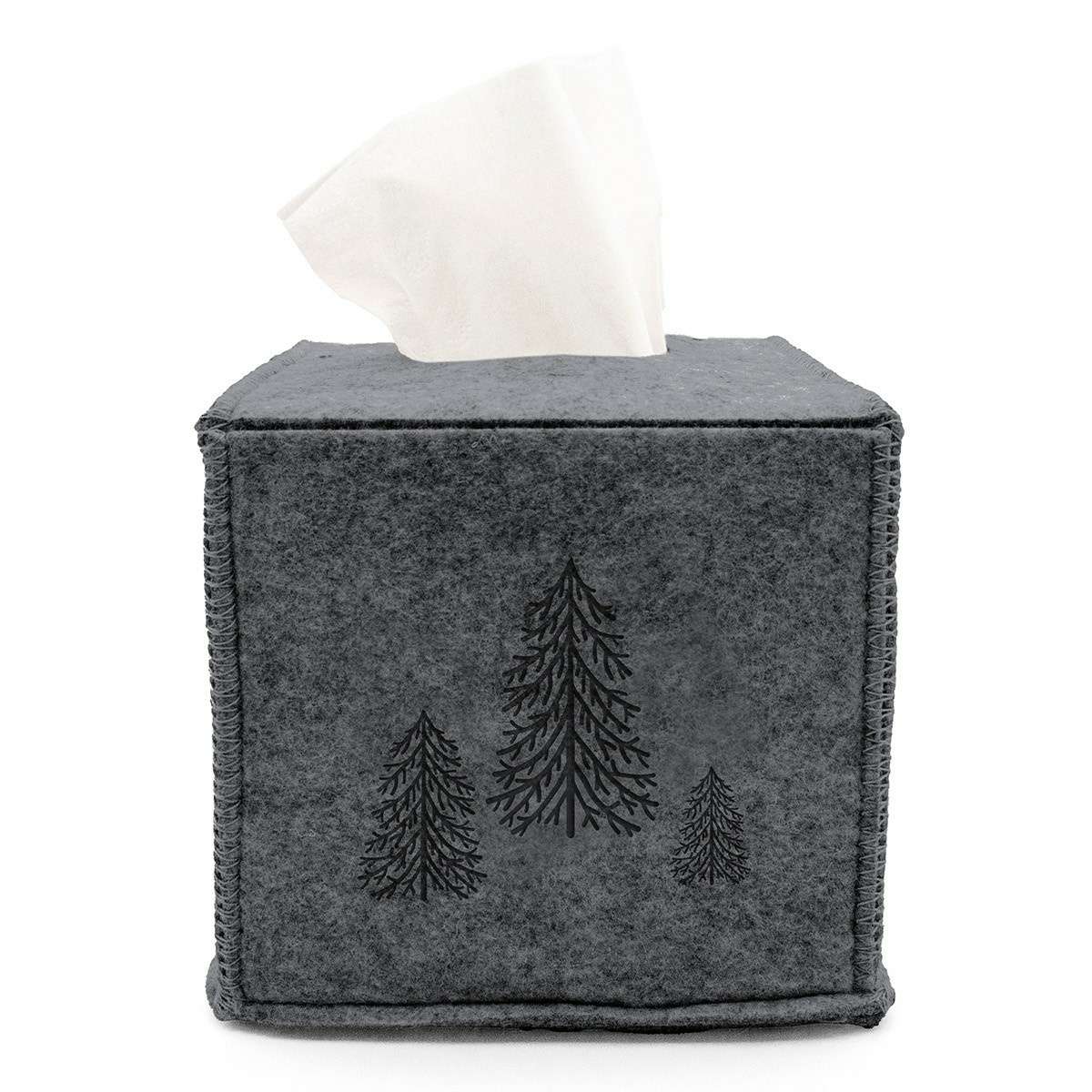 Porta Fazzoletti in Feltro Abete 12x12 cm Daunex - 2 Colori | Daunex Immagine del prodotto Porta Fazzoletti in Feltro Abete 12x12 cm Daunex - 2 Colori | Daunex