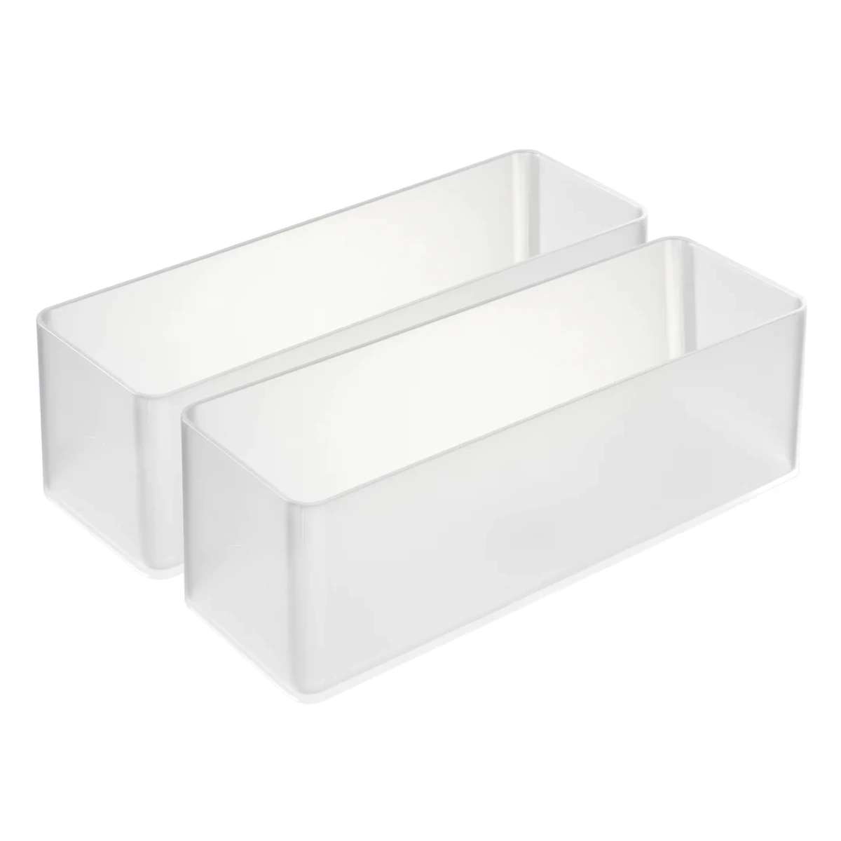 Guzzini LOVE Set 2 Contenitori Impilabili In Acrilico Trasparente, Diametro 11 Cm, Altezza 18.3 Cm, Per Caramelle E Confetti