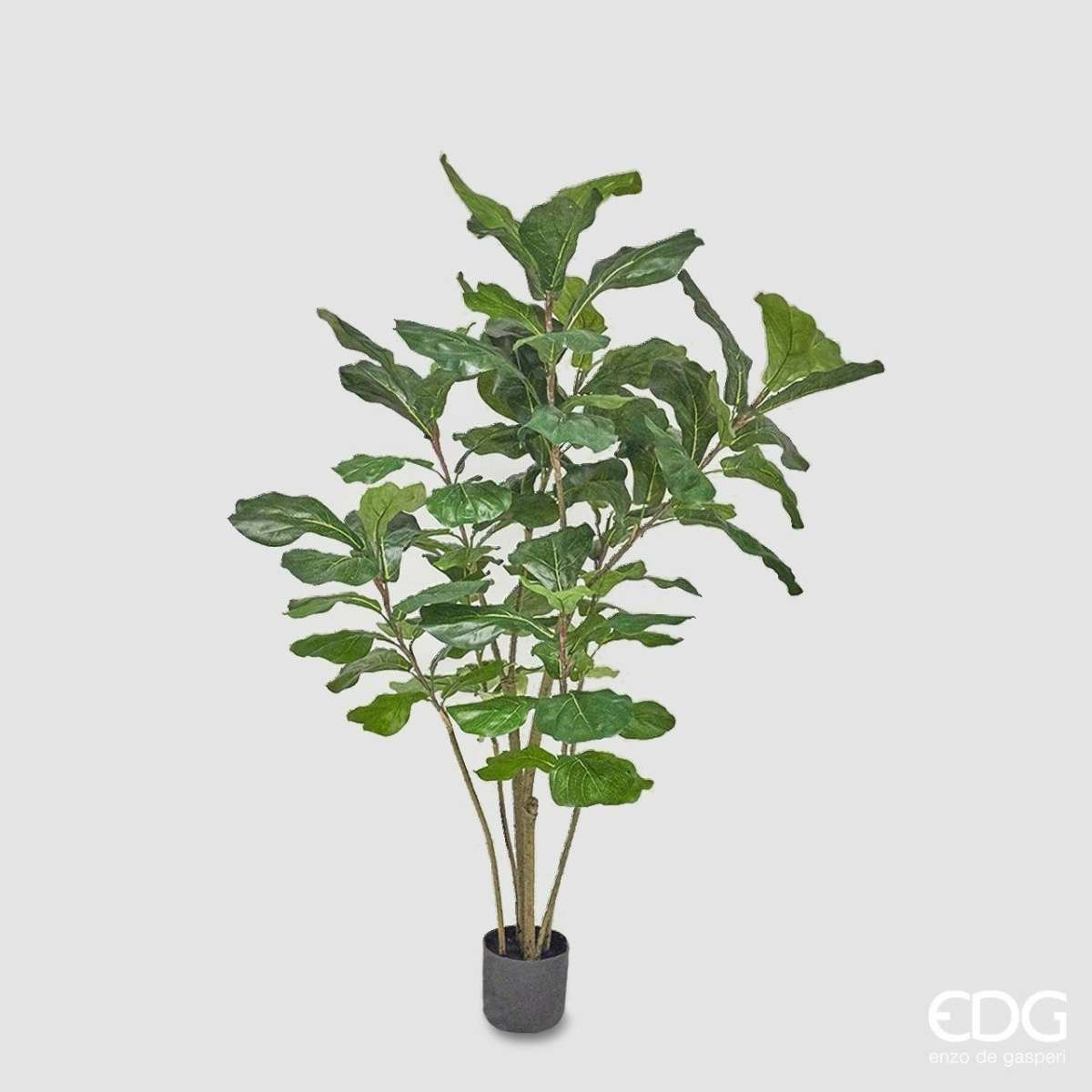 Falso Ficus Albero Artificiale 1,5m Con Vaso Incluso - Pianta Finta Realistica Per Interni, Casa, Ufficio, Balcone - Zero Manutenzione