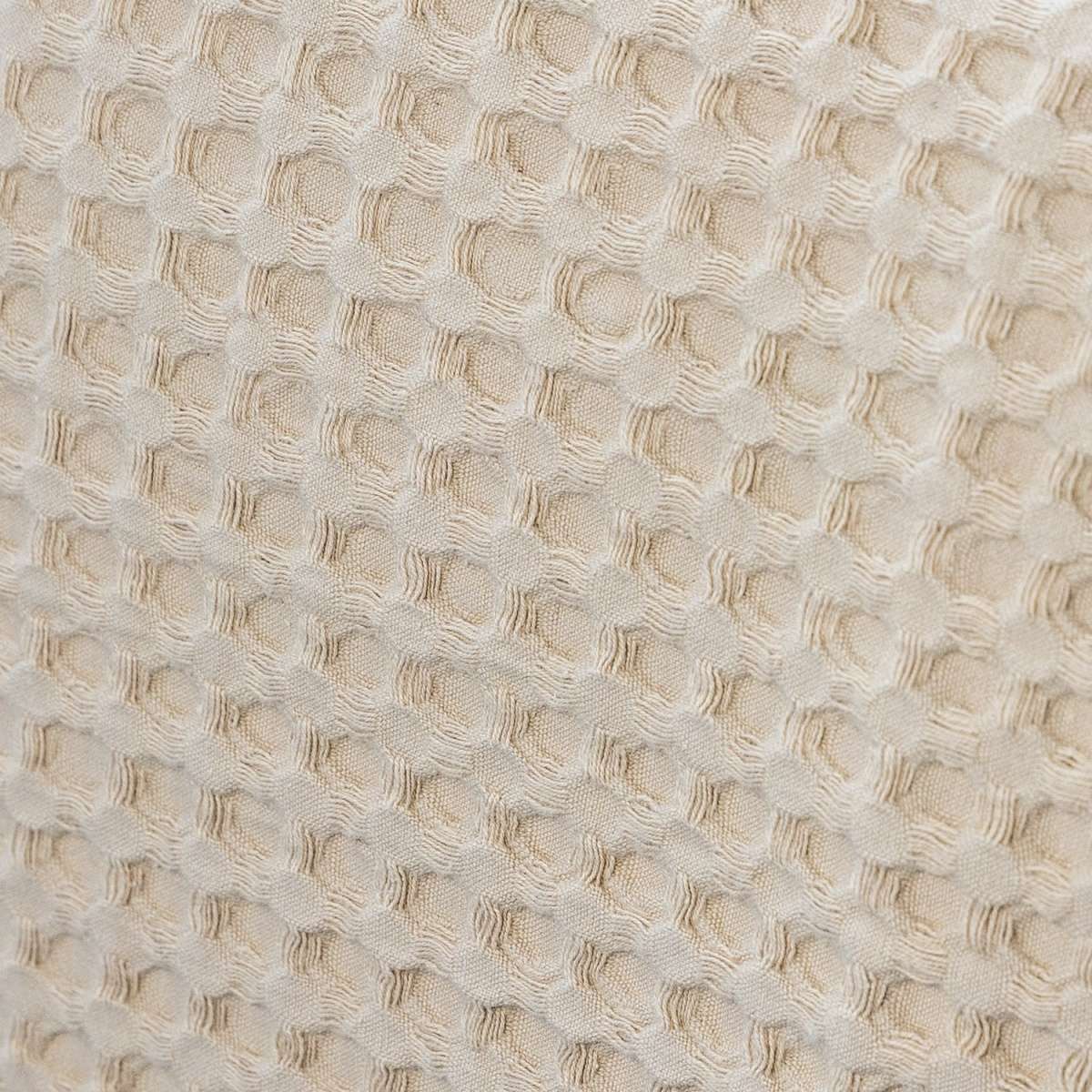 Copriletto Matrimoniale Nido D'Ape 260x260 Cm - 100% Cotone - Morbido E Traspirante - Colore Grigio